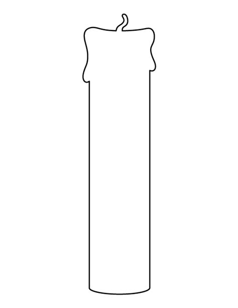 free printable candle template